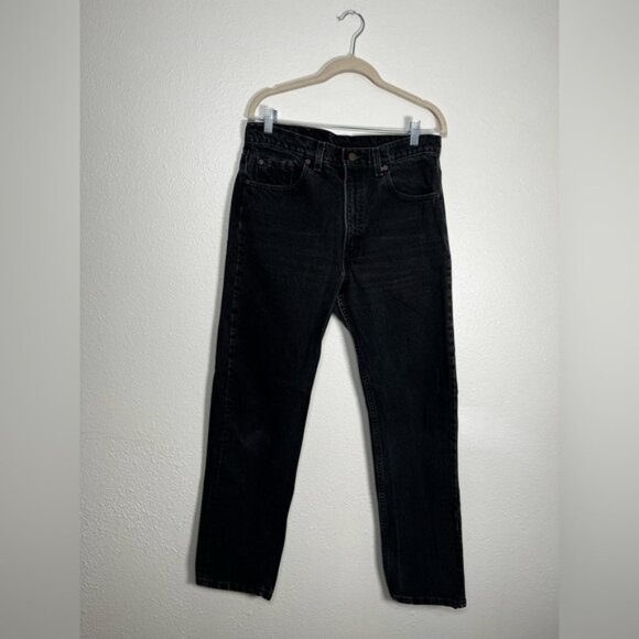 Levi's vintage 90’s Black Straight Jeans Classic Fit size 34 - Picture 1 of 10